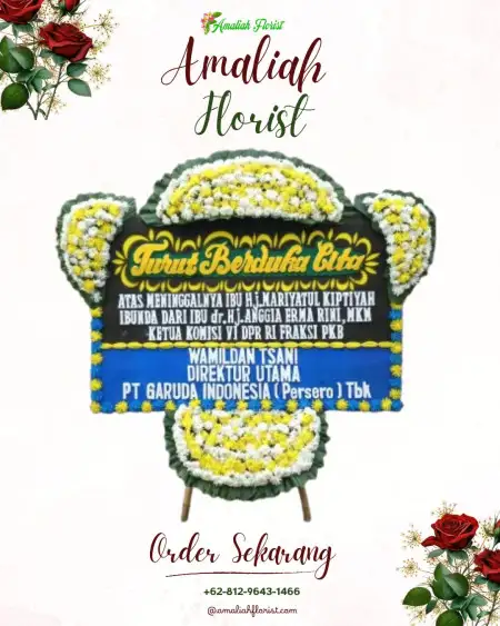 Papan Bunga Duka Nisam Antara